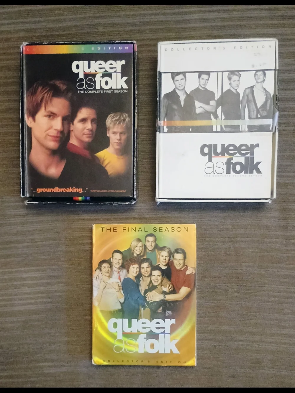 Queer as Folk DVD Box Set - Black, White & Gold Covers